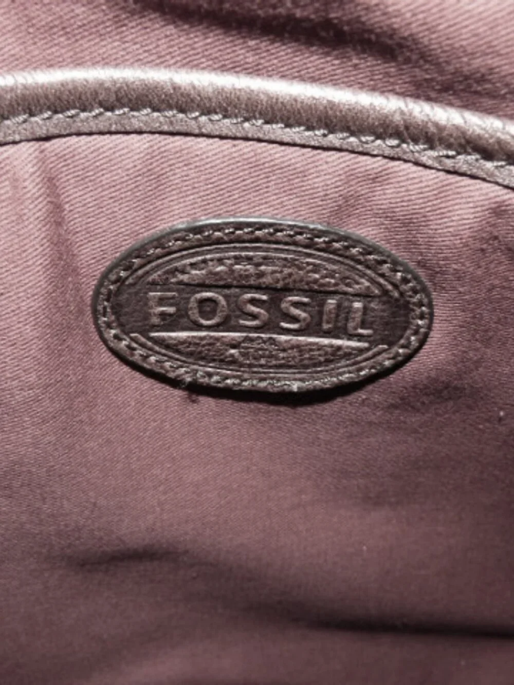 FOSSIL LEATHER SATCHEL BRIEFCASE